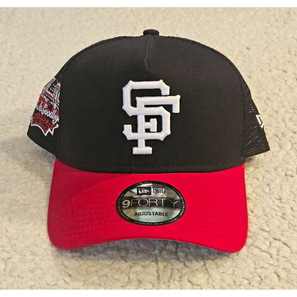 New Era 9FORTY San Francisco Giants Tell It Goodbye Patch Trucker Hat Snapback